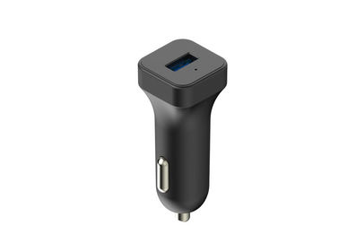 kaufen Schwarzes einzelnes USB der hohen Geschwindigkeit 2400ma in des Auto-Ladegerät-5V 2.4A 12W online manufacture