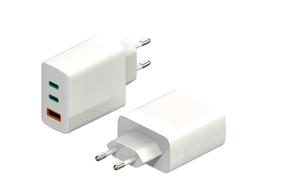 Ein guter Preis. Kundenspezifischer 5V2.4A / 5V3.0A Schnellladegerät mit EU KC US Stecker weiß Online