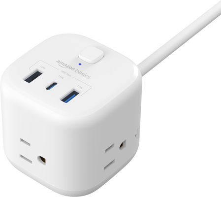 Ein guter Preis. Drei USB-Anschlüsse Stromstreifen mit USB C 5V3A 15W Max, USB A1/A2 5V2.4A 12W Max Online