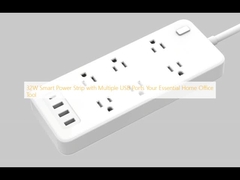 32W Smart Power Strip mit mehreren USB-Anschlüssen Ihr wichtiges Home Office-Tool